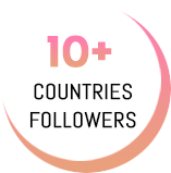 10+ Countries Followers
